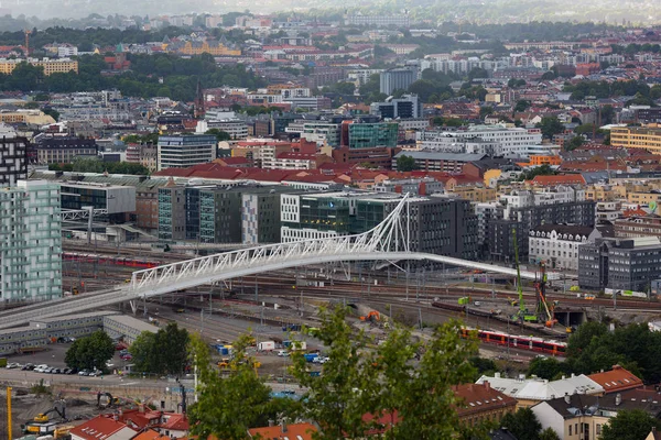 Oslo Noruega Julho Vista Superior Cidade Oslo Julho 2016 Oslo — Fotografia de Stock