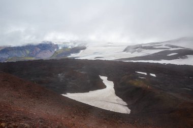 Güzel dağ Panorama Milli Parkı Thorsmork, İzlanda.