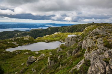 Ulriken tepesine peyzaj