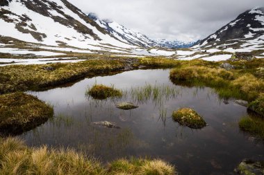 güzel manzara Milli Parkı Jotunheimen, Norveç
