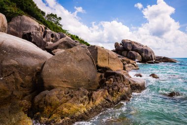 güzel deniz kıyısında, Koh Samui, Tayland