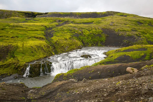 Wasserfall Nationalpark Tosmork Island — Stockfoto