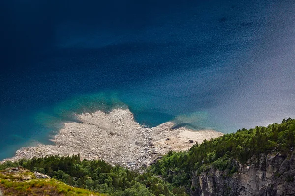 Una Vista Lago Ringedalsvatnet — Foto de Stock