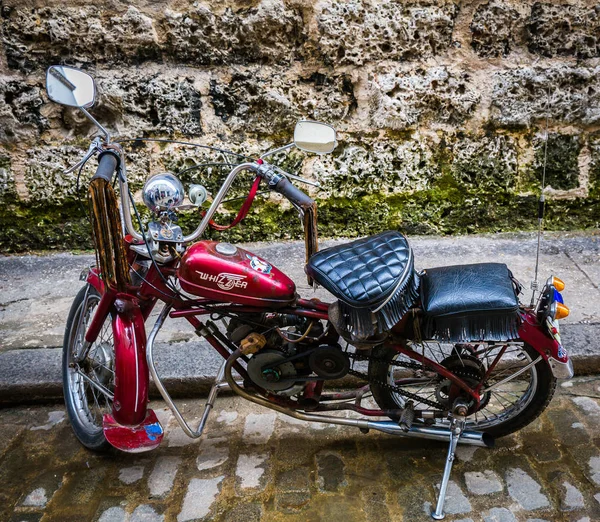 Habana Cuba Enero Motobike Enero 2018 Habana Cuba Motobike Una — Foto de Stock