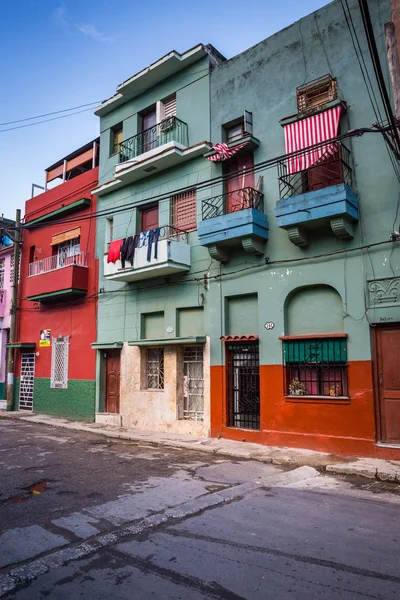 Habana Cuba Enero Calle Ciudad Enero 2018 Habana Cuba Vista — Foto de Stock