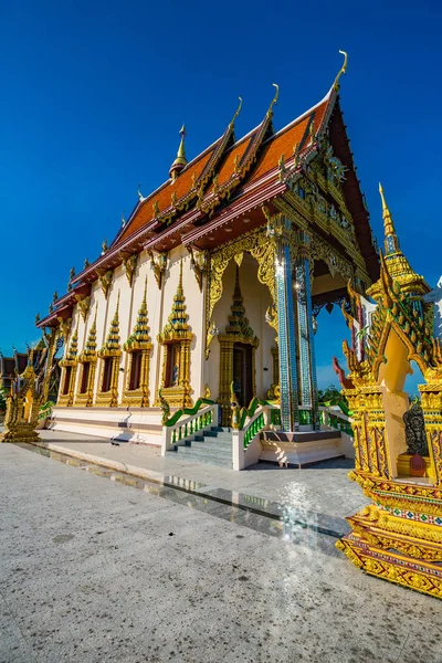 Templo Budhist Wat Plai Laem Koh Samui — Foto de Stock
