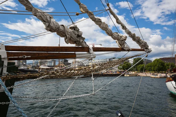 Oslo Norveç Temmuz Oslo Norveç Seaport Temmuz 2016 Seaport Oslo — Stok fotoğraf