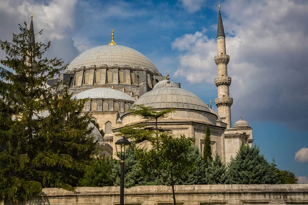 Turecká Mešita Istanbulu Jaro — Stock fotografie