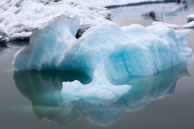 Buzdağı buzul lagün İzlanda'da 