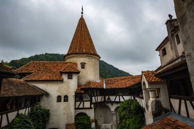 BRAN, ROMANIA-AUGUST 24: Bran castle 24, 2016 in village Bran, Romania. Vlad Cepesh castle.