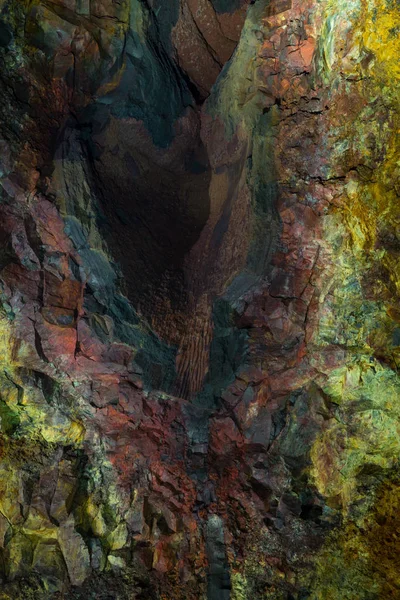 Внутри Вулкана Камера Трихнукагигур Магма Исландия — стоковое фото