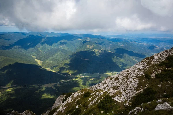 Panorama Estival Chaîne Monténégrine Dans Les Carpates — Photo