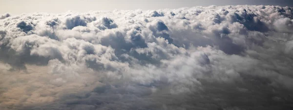 Viajando Avión Aire Sobre Nubes — Foto de Stock