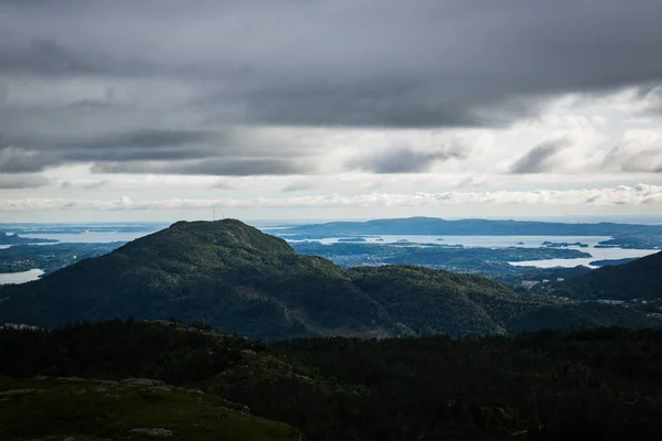 Paisaje Cima Ulriken — Foto de Stock