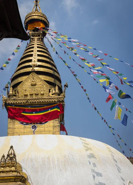 Swayambhunath Temple Hlavní Město Nepálu Káthmándú — Stock fotografie