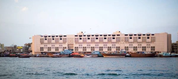 Dubai Uae Janeiro Tradicional Abra Ferries Janeiro 2014 Dubai Emirados — Fotografia de Stock