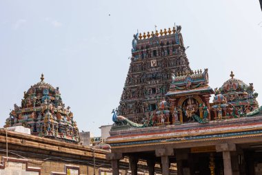 Hindu Tapınağı Kapaleeswarar Koil. Chennai. Tamil Nadu. Hindistan