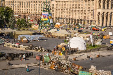 Kiev, Ukrayna-Temmuz 24: Maidan Nezaleznosty