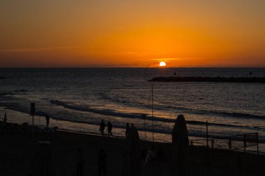 tatil doğal görünümünü şehirde güzel Tel Aviv, İsrail