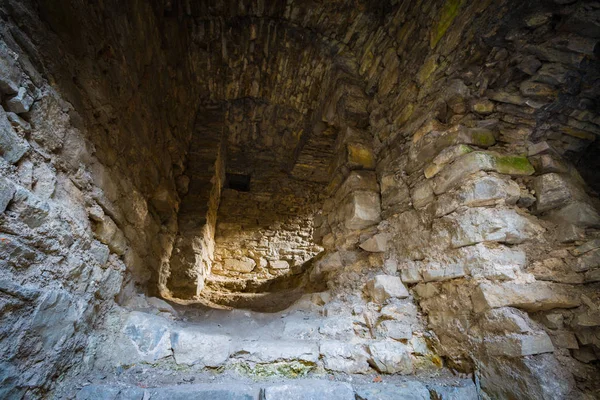 Dungeon of a medieval castle in the west of Ukraine