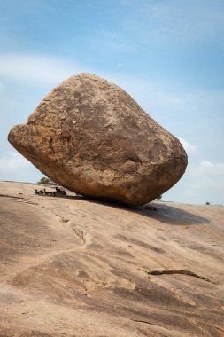 Arjuna's kefaret, Mahabalipuram, Tamil Nadu, Hindistan