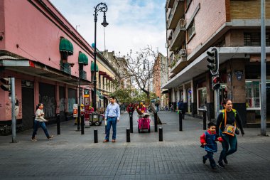 Mexico city, Meksika'nın Caddesi'nin doğal görünümü