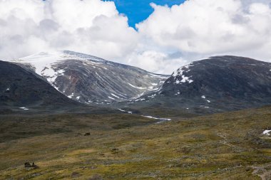 güzel manzara Milli Parkı Jotunheimen, Norveç