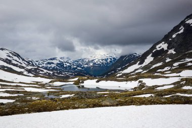 güzel manzara Milli Parkı Jotunheimen, Norveç
