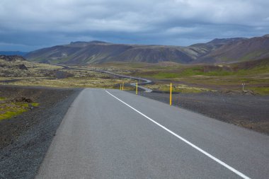 Reykjanesfolkvangur yolda. İzlanda.