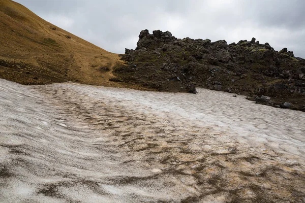 Landmannalaugavegur 아이슬란드에서 파노라마 — 스톡 사진