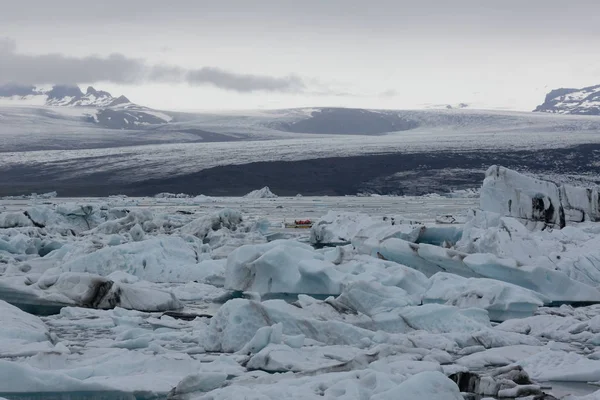 Vacker Utsikt Över Island Med Glaciärer — Stockfoto