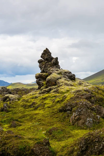 Hermoso Panorama Montaña Parque Nacional Landmannalaugavegur Islandia —  Fotos de Stock