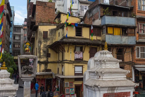 Kathmandu Nepal March Streets Kathmandu March 2015 Kathmandu Nepal Street — Stock Photo, Image