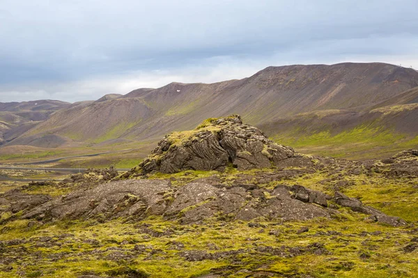 Gyönyörű Hegyi Táj Reykjanesfolkvangur Izland — Stock Fotó