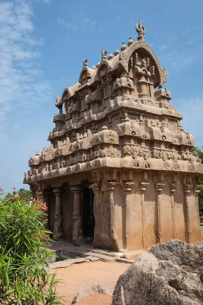 Penitenza Arjuna Mahabalipuram Tamil Nadu India — Foto Stock