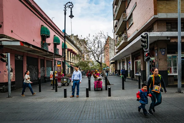 Vista Panorâmica Rua Cidade México México — Fotografia de Stock