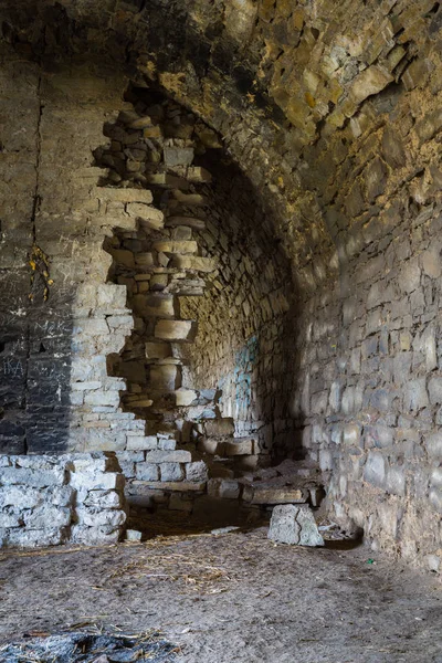 Dungeon of a medieval castle in the west of Ukraine