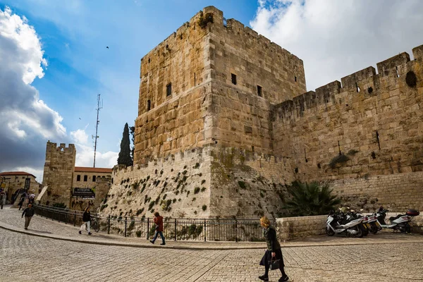 Malebný Pohled Krásné Město Jeruzalém Izrael — Stock fotografie