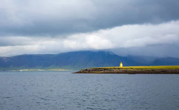 Panorama Morze Pobliżu Reykjavik Islandia — Zdjęcie stockowe