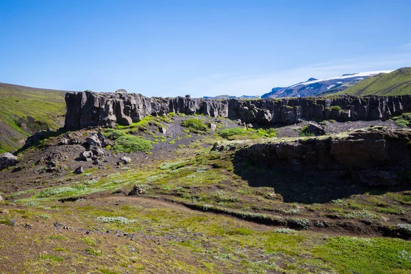 Prachtige Berglandschap Natuurpark Thorsmork Ijsland — Stockfoto