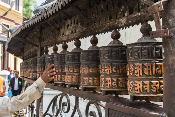 Kathmandu Nepal Marzo Templo Swayambhunath Marzo 2015 Katmandú Nepal Santuario —  Fotos de Stock