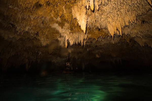 Imagen Submarina Cueva Fondo Del Océano México — Foto de Stock