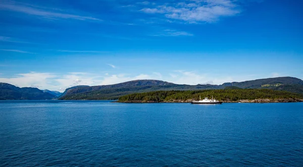 Norge Fjord Sommaren — Stockfoto