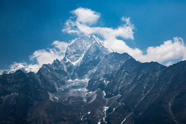 Hermosa Vista Desde Pista Everest Base Camp Himalaya — Foto de Stock