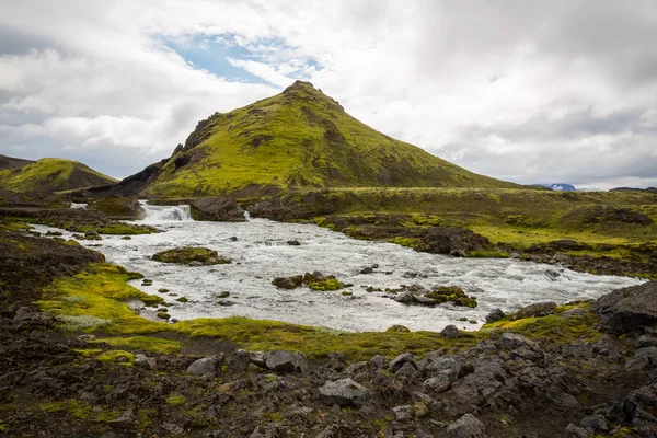 Řeka Národním Parku Tosmork Island — Stock fotografie