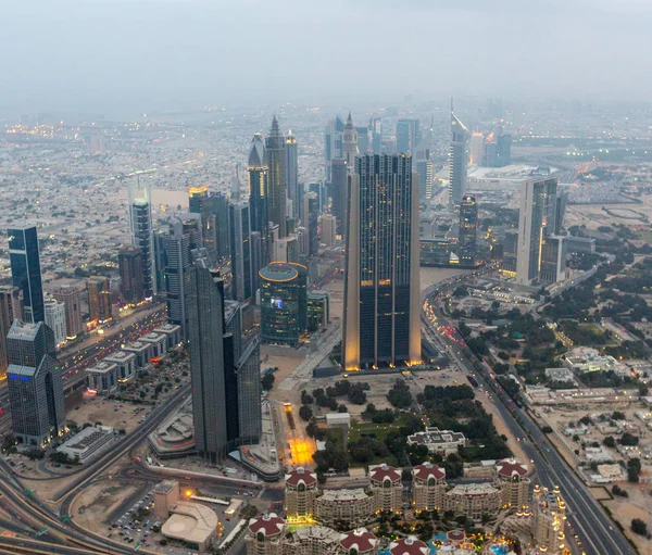 Dubai Egyesült Arab Emírségek Január Kilátás Burj Khalifa 2014 Január — Stock Fotó