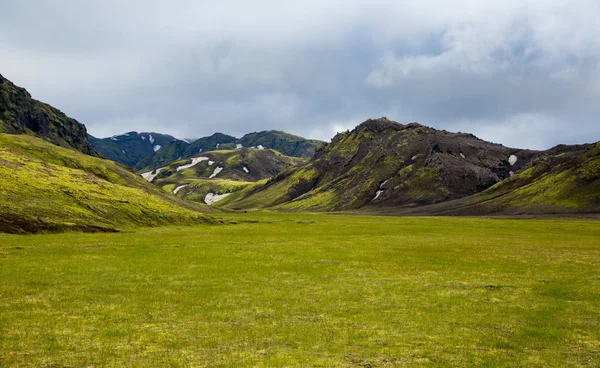 Όμορφο Ορεινό Πανόραμα Στο Εθνικό Πάρκο Thorsmork Ισλανδία — Φωτογραφία Αρχείου