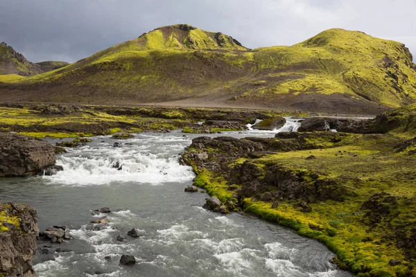 Tosmork Nemzeti Park Folyó Izland — Stock Fotó