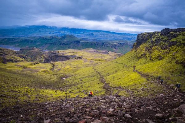 Πανόραμα Mountain National Park Tosmork Ισλανδία — Φωτογραφία Αρχείου