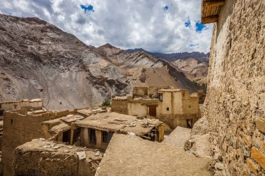Hint Manastırı Ladakh il Lamayuru. Hint Himalayalar